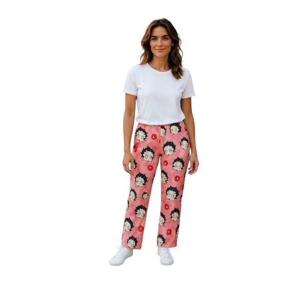 Betty-Boop With Pockets Sleep Pants - Picture 1 of 10